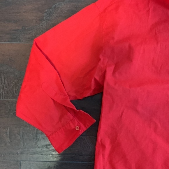 Vintage Red 1980s Diane von Furstenberg Blouse, sz M. - Picture 8 of 12